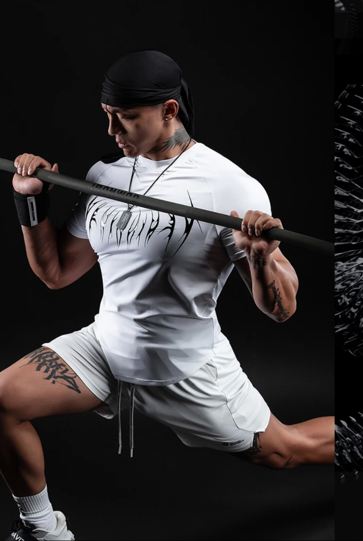 蛇影速乾コンプレッションTシャツ