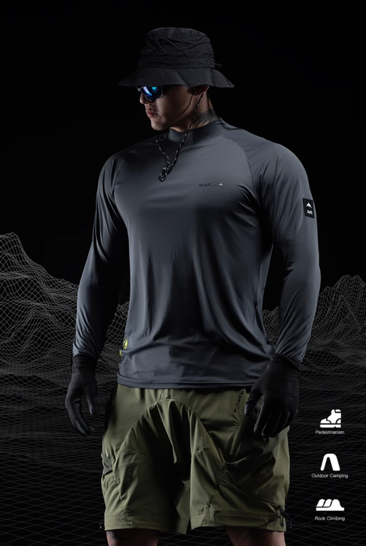 Dry touch super light high neck