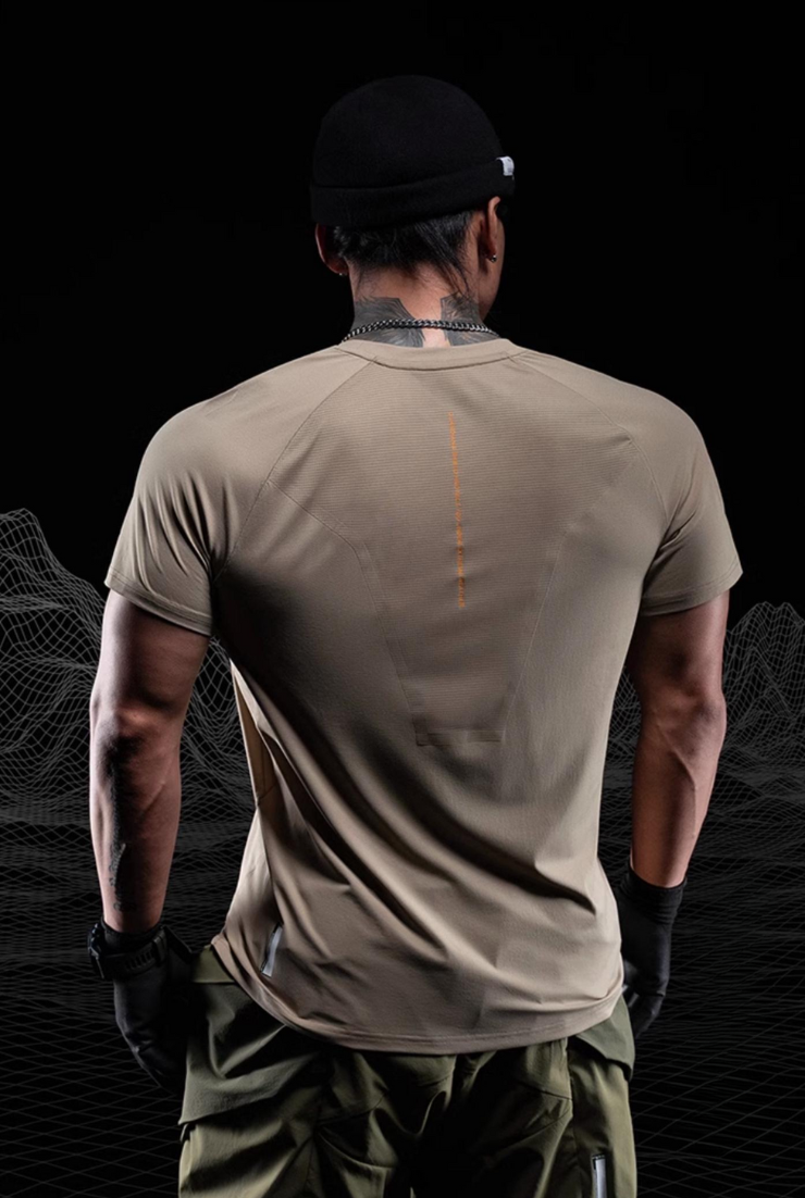 Men's antibacterial quick-drying sports T-shirt