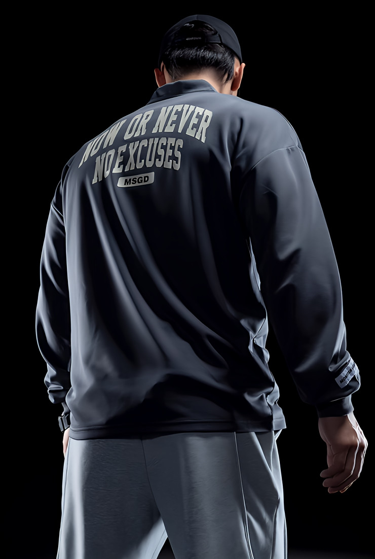 ドリブルフィット 長袖カジュアルポロシャツ