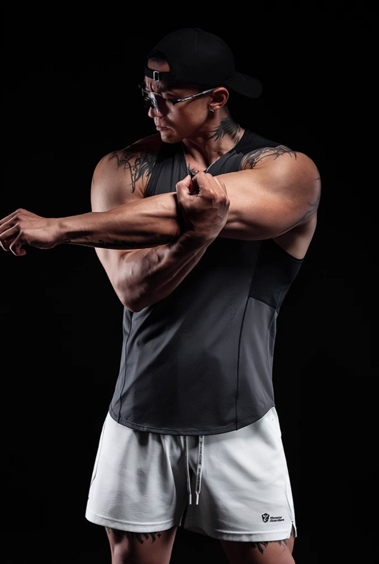 ハイストレッチ トレーニングタンクトップ