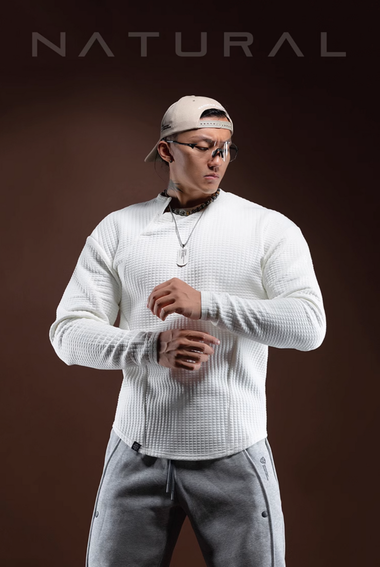 3D waffle top, sports casual