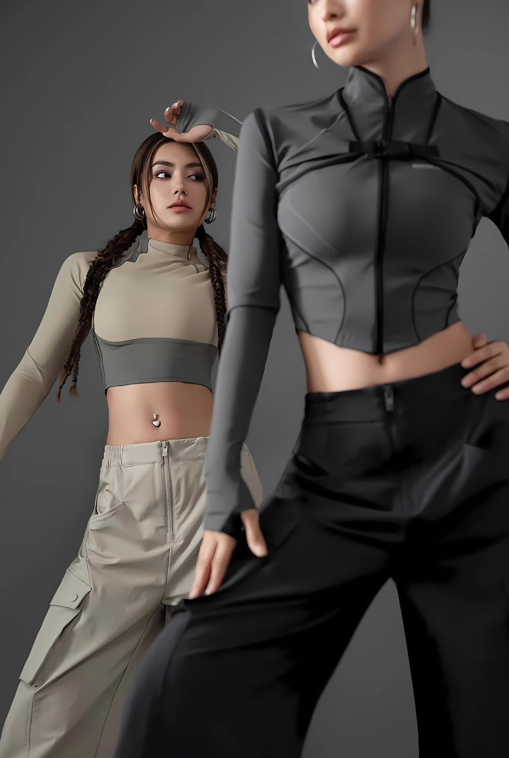 Loose fit three-proof cargo pants