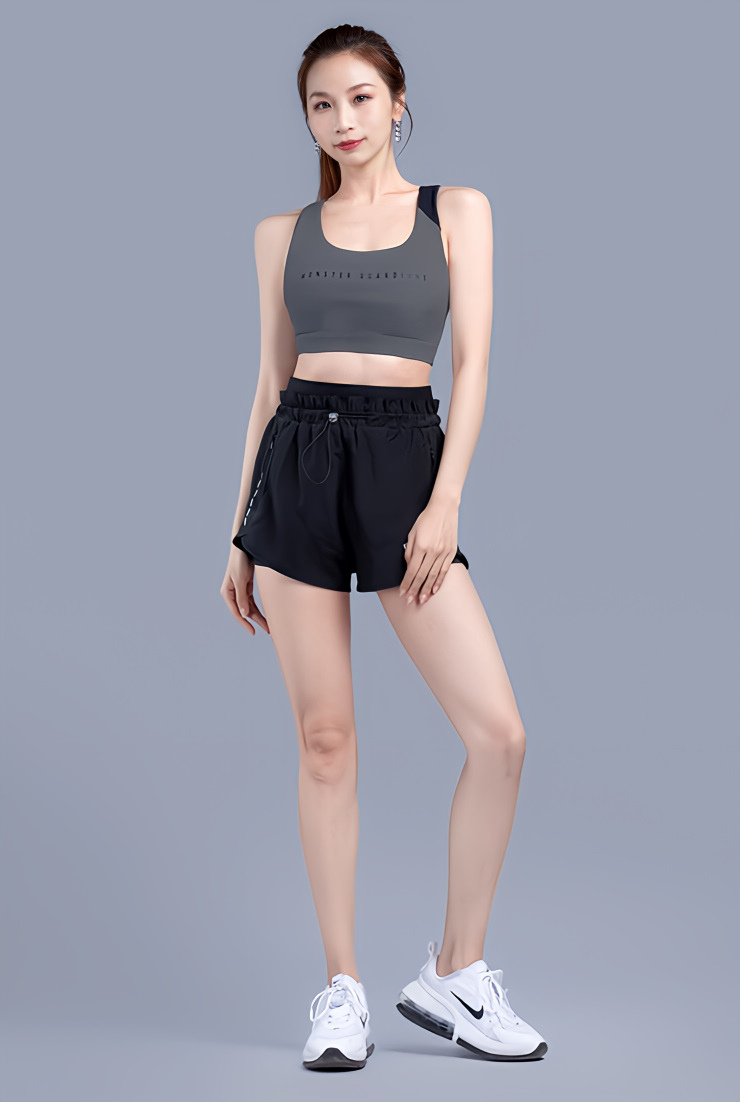Air Smooth Double Layer Fitness Shorts