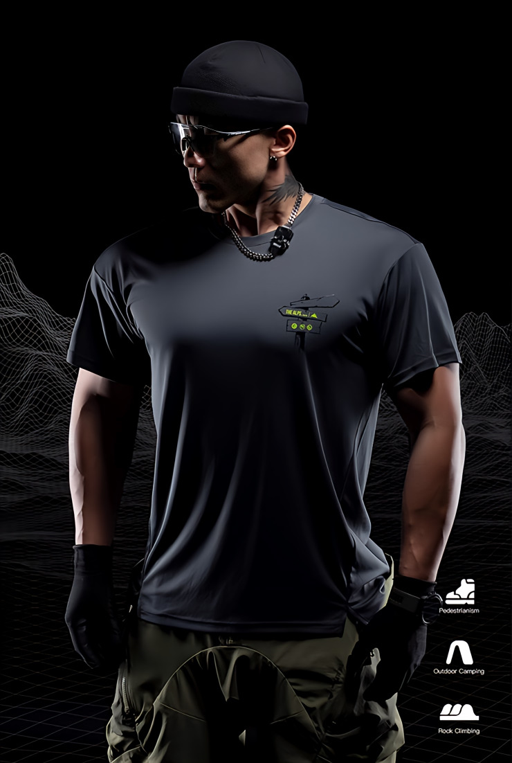 プロテクト アウトドアスポーツTシャツ