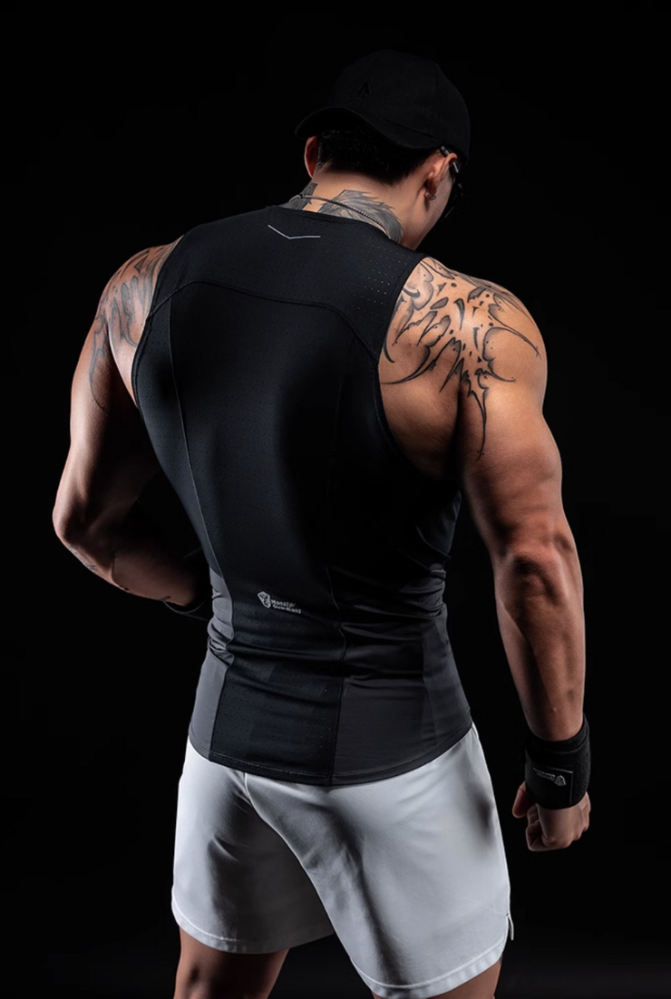 ハイストレッチ トレーニングタンクトップ