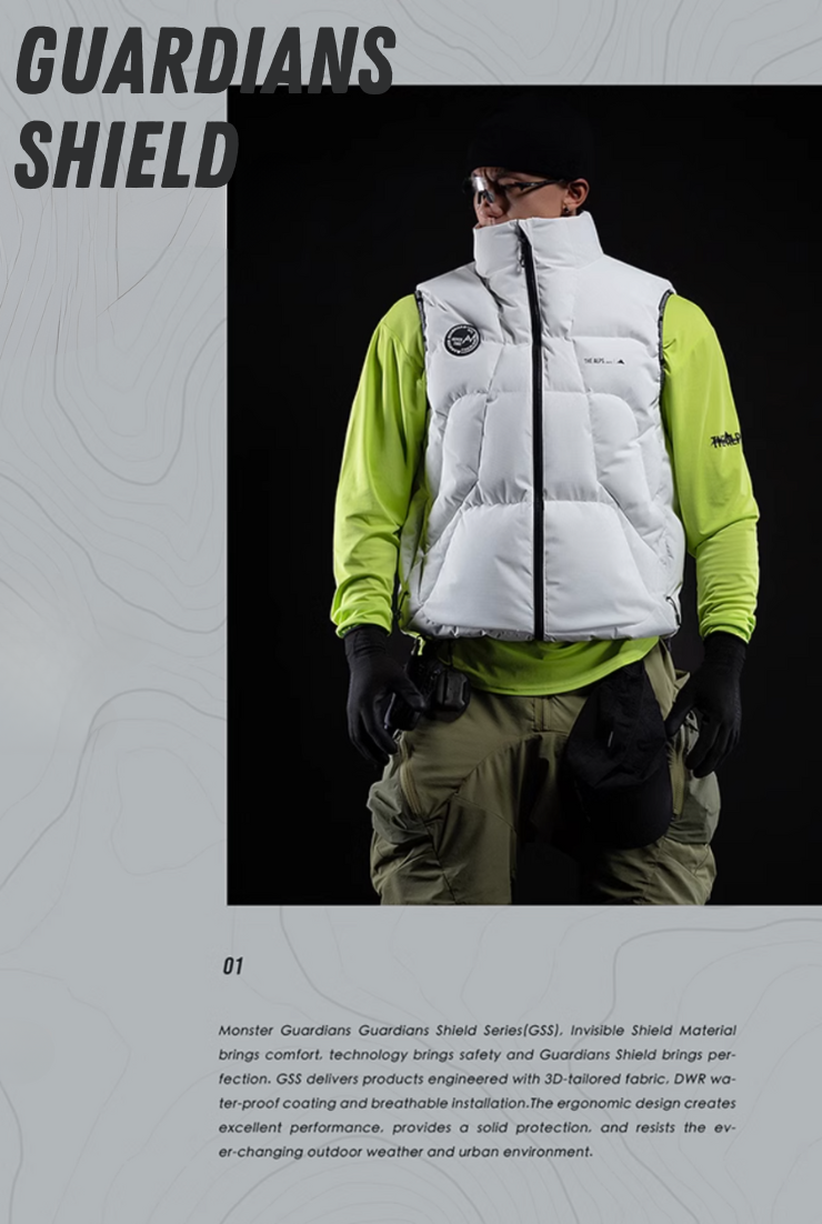 SHIELD HEAT Three Proof Down Vest