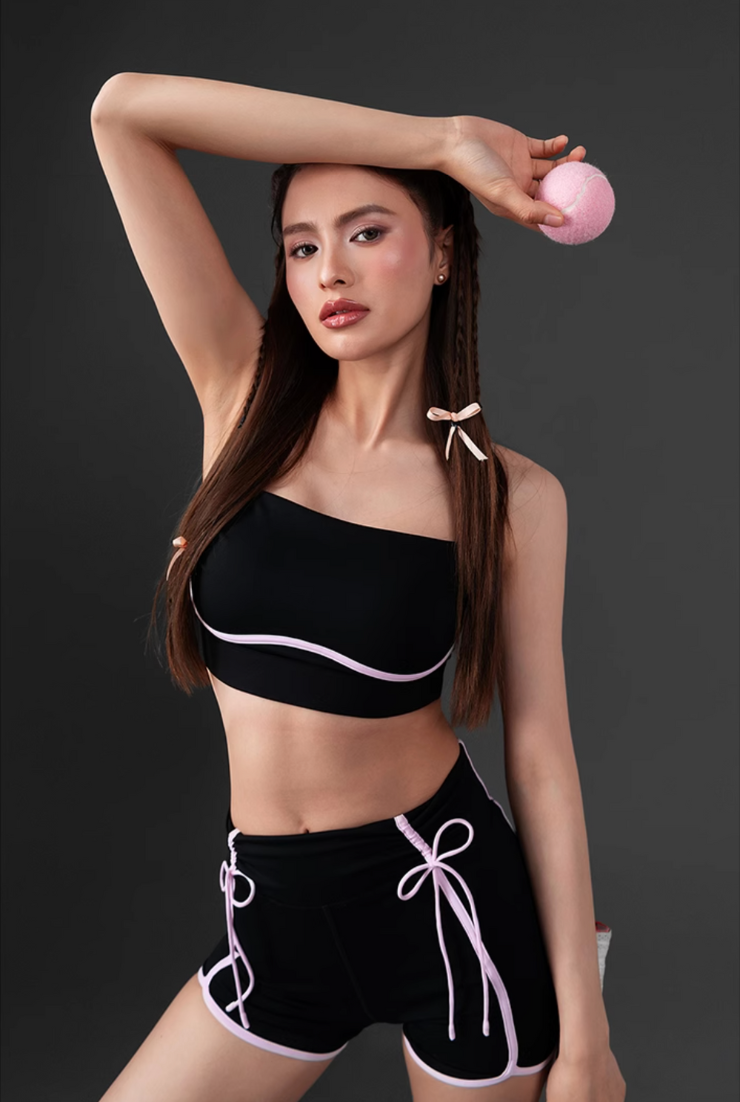 スウィートエッジアクティブツインリボンセットアップ