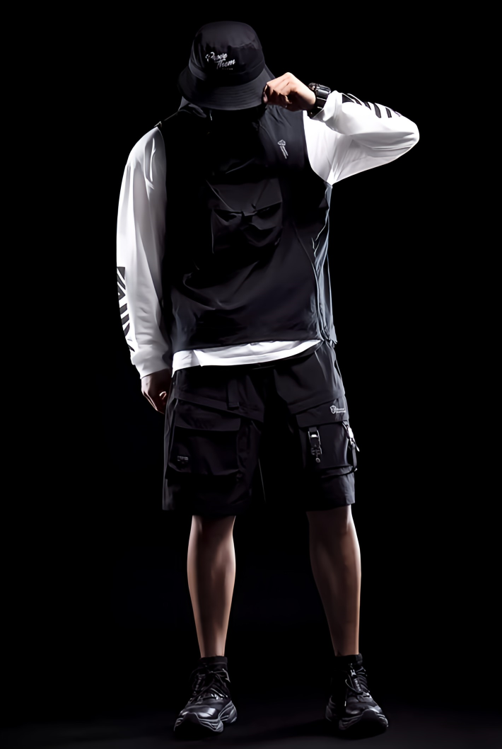 Multi-pocket sleeveless work vest