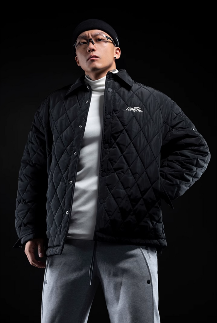 Light quilted cotton jacket