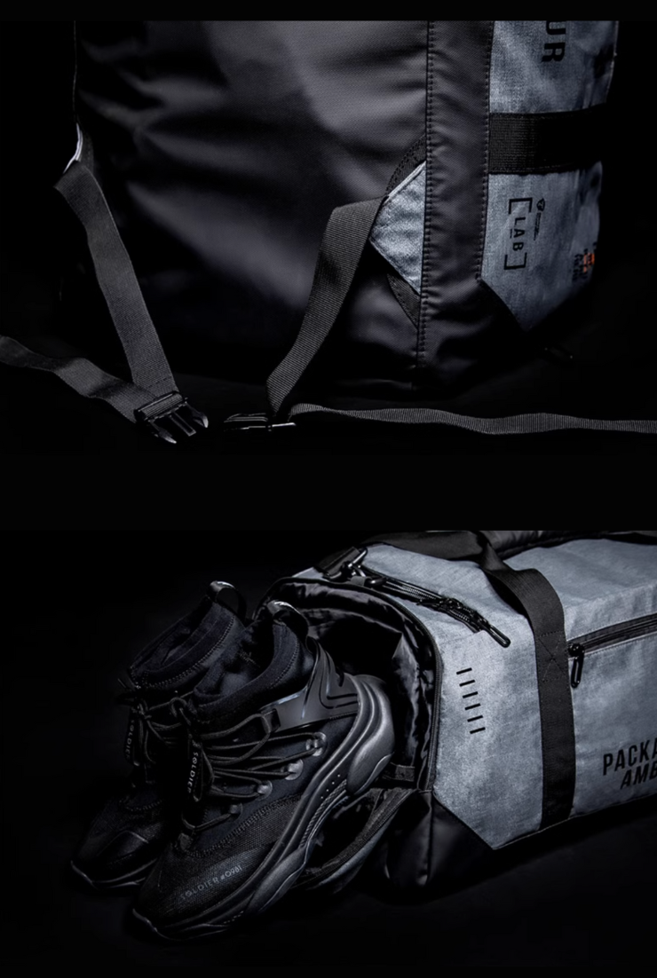 Multi-Gym Bag for Men, Large Capacity 2-Way Backpack