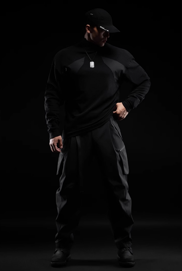 ブラックタートル 防風アスリートトップス