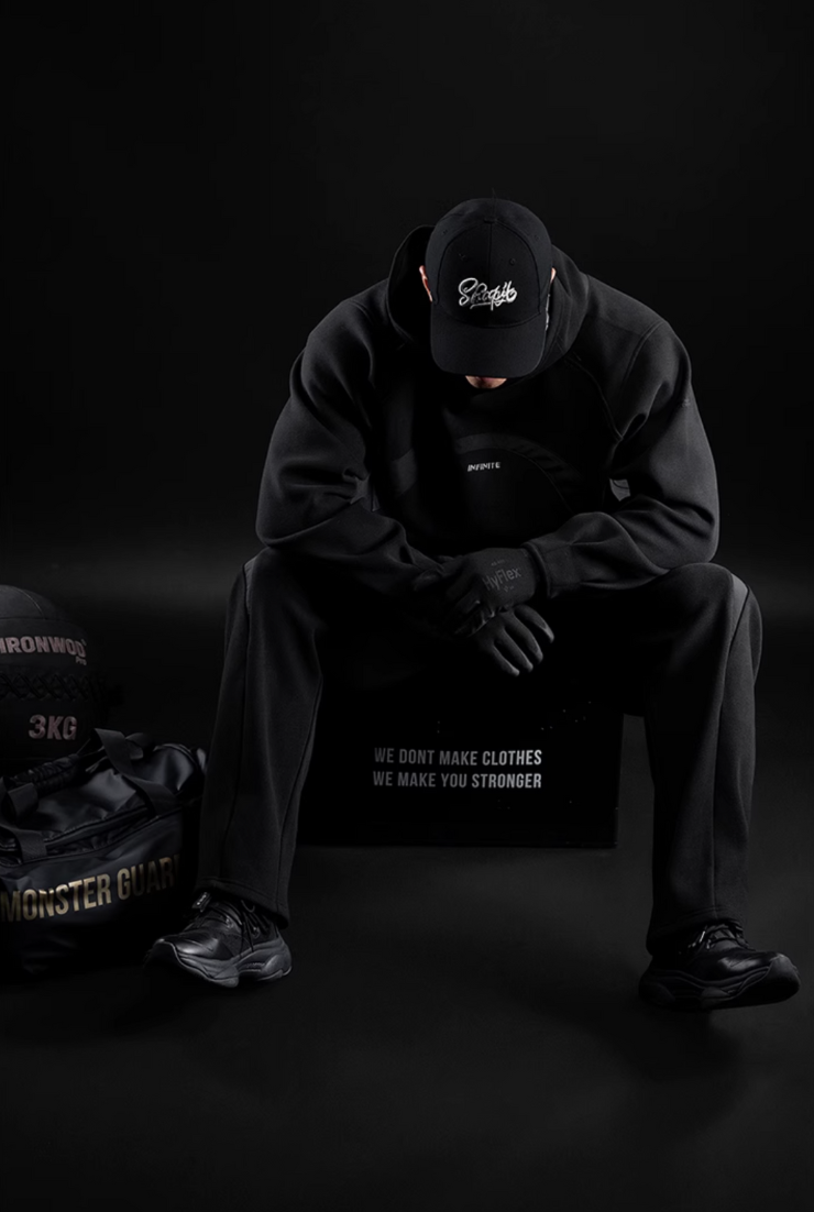 Black Shield Sports Sweat Set
