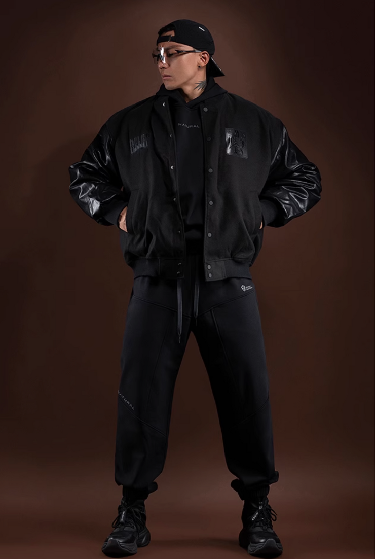 Heavy fleece sports hoodie