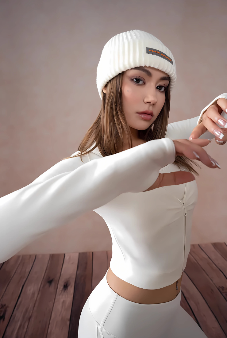 Motion Fit V-neck Short Cardigan