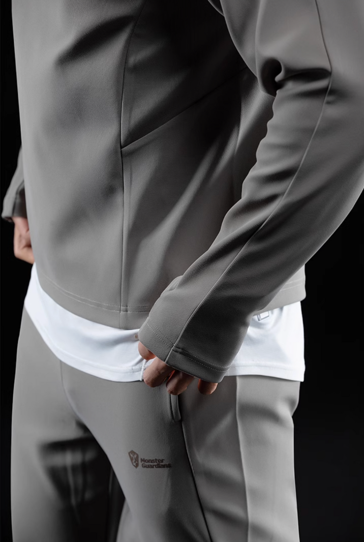 DRY-FIT ジップドライ ロングスリーブ&フレアスポーツパンツセットアップ