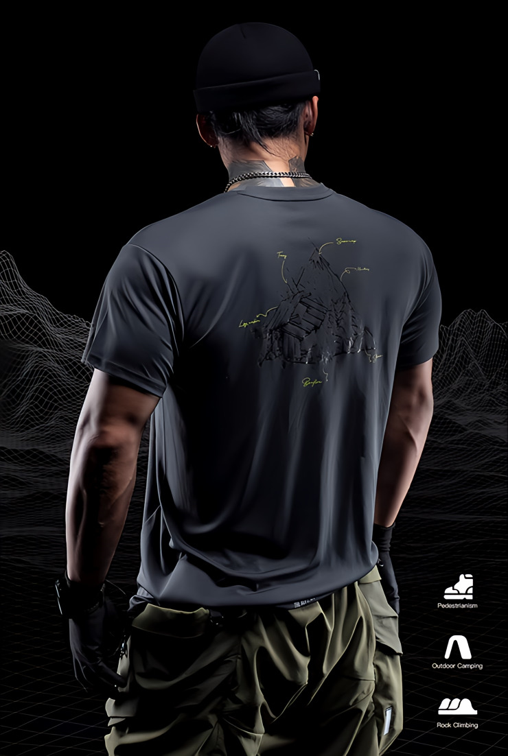 プロテクト アウトドアスポーツTシャツ