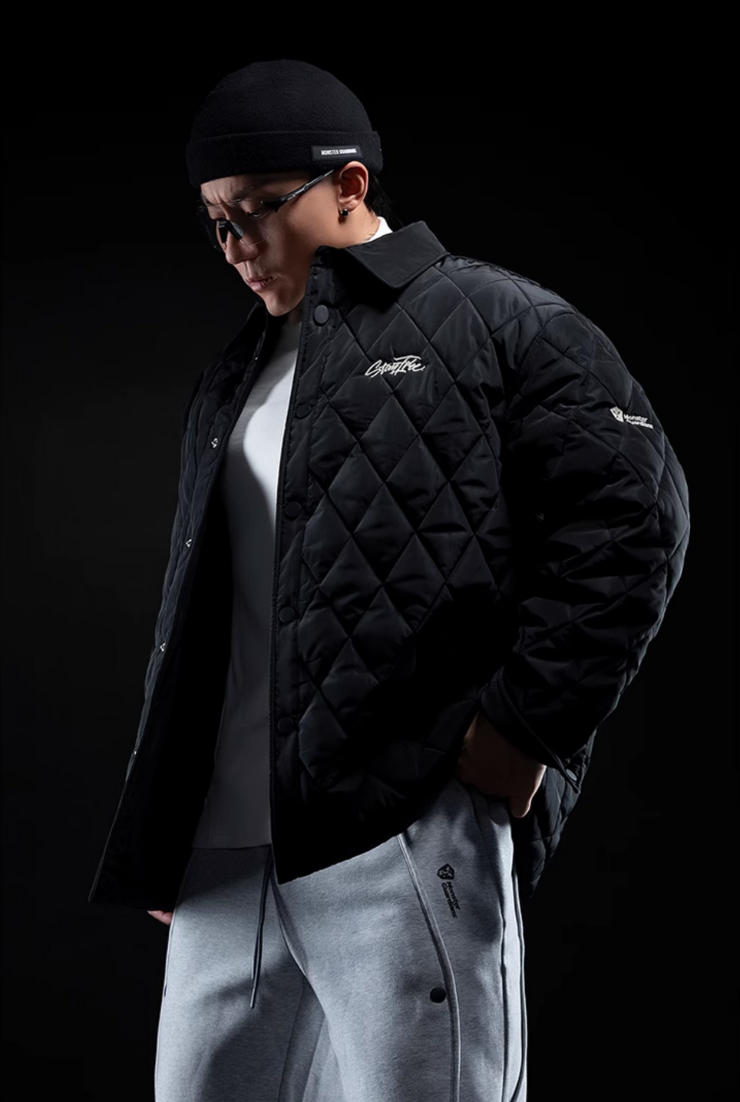 Light quilted cotton jacket
