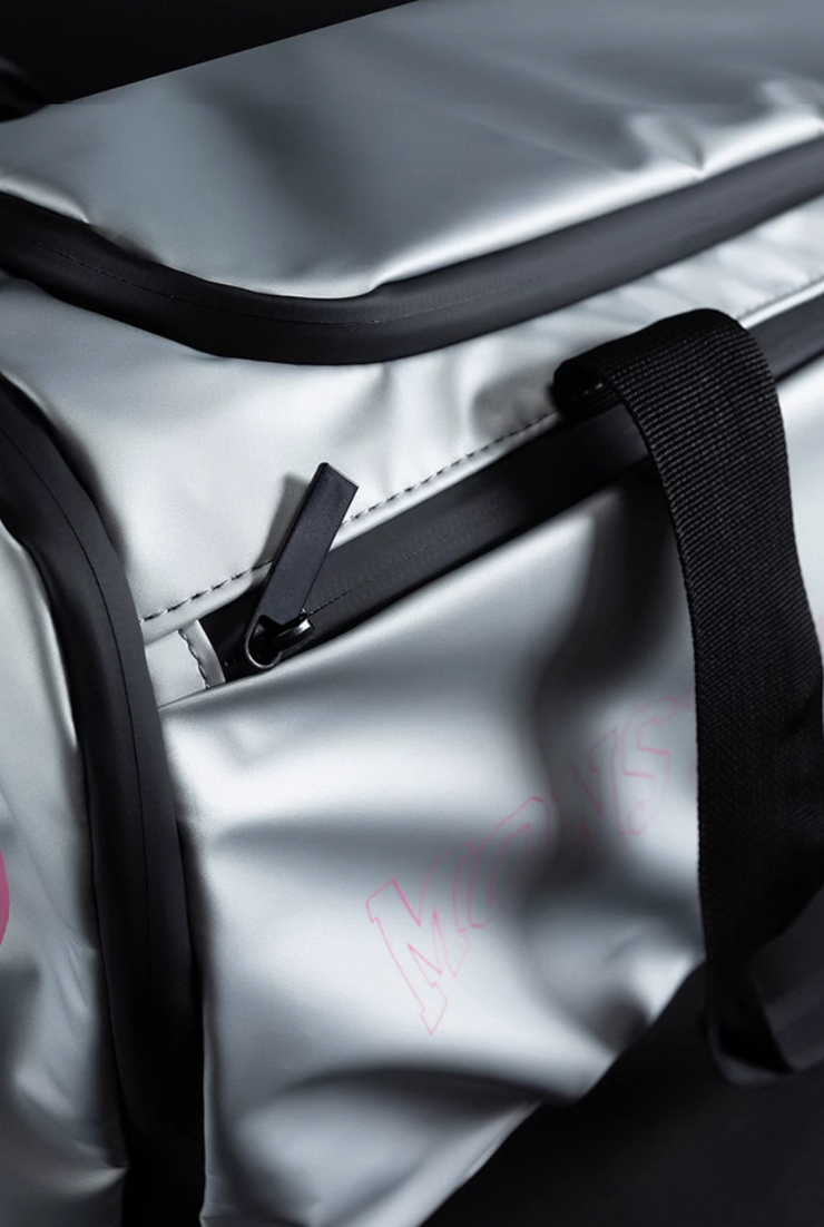 Water-repellent training bag, 26L, silver