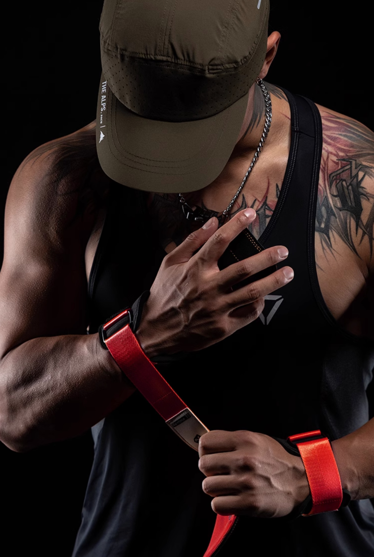 Leather Grip Support Wrist Belt