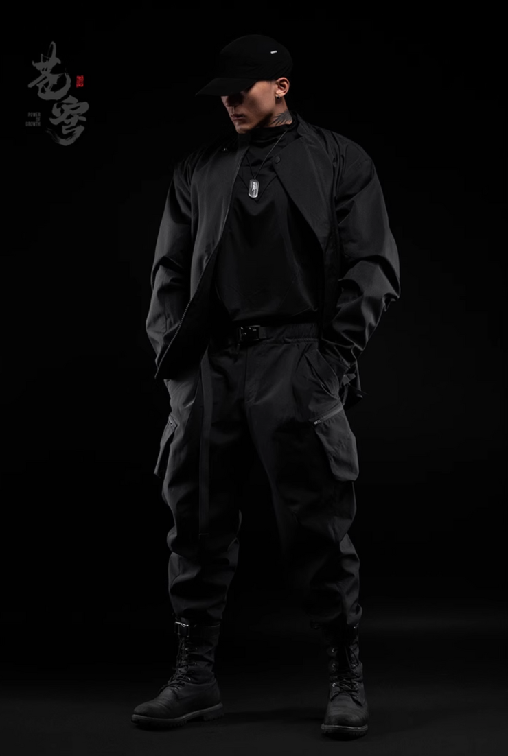 Cross front waterproof sports jacket