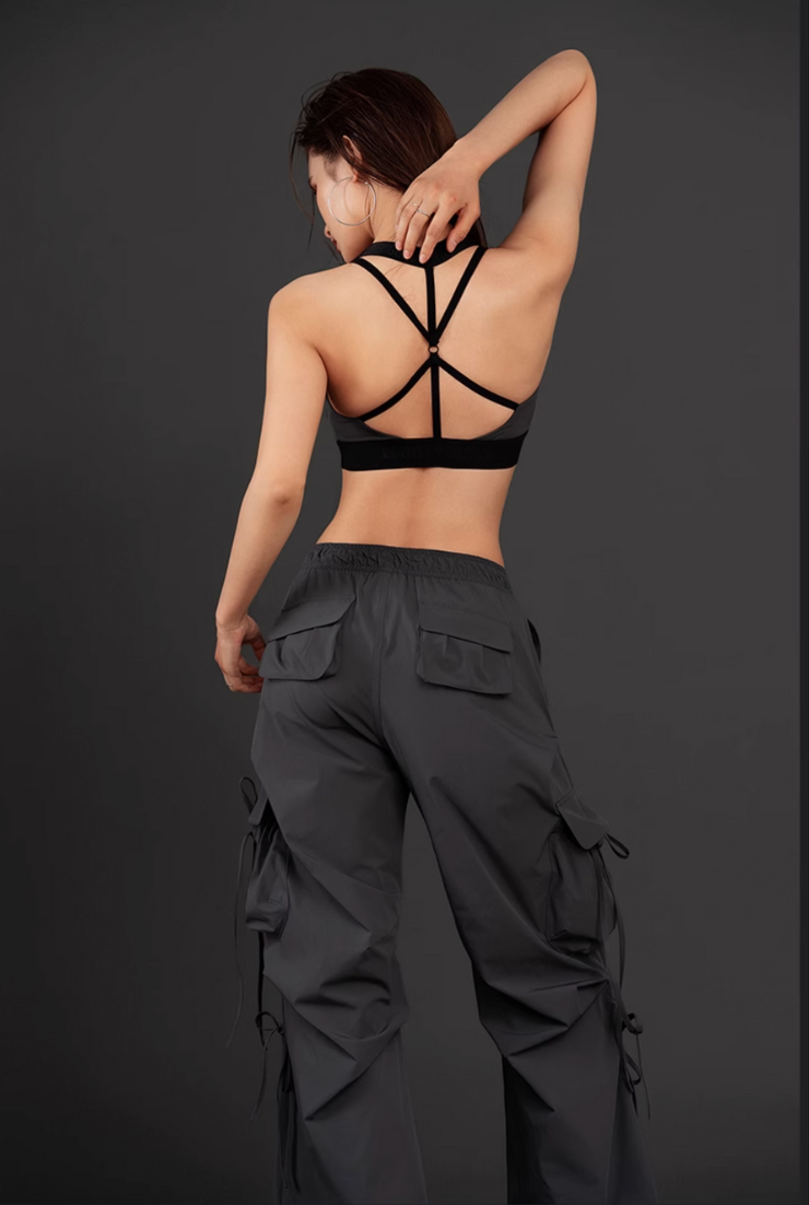 クロスバック ミディアムサポート スポーツブラセット