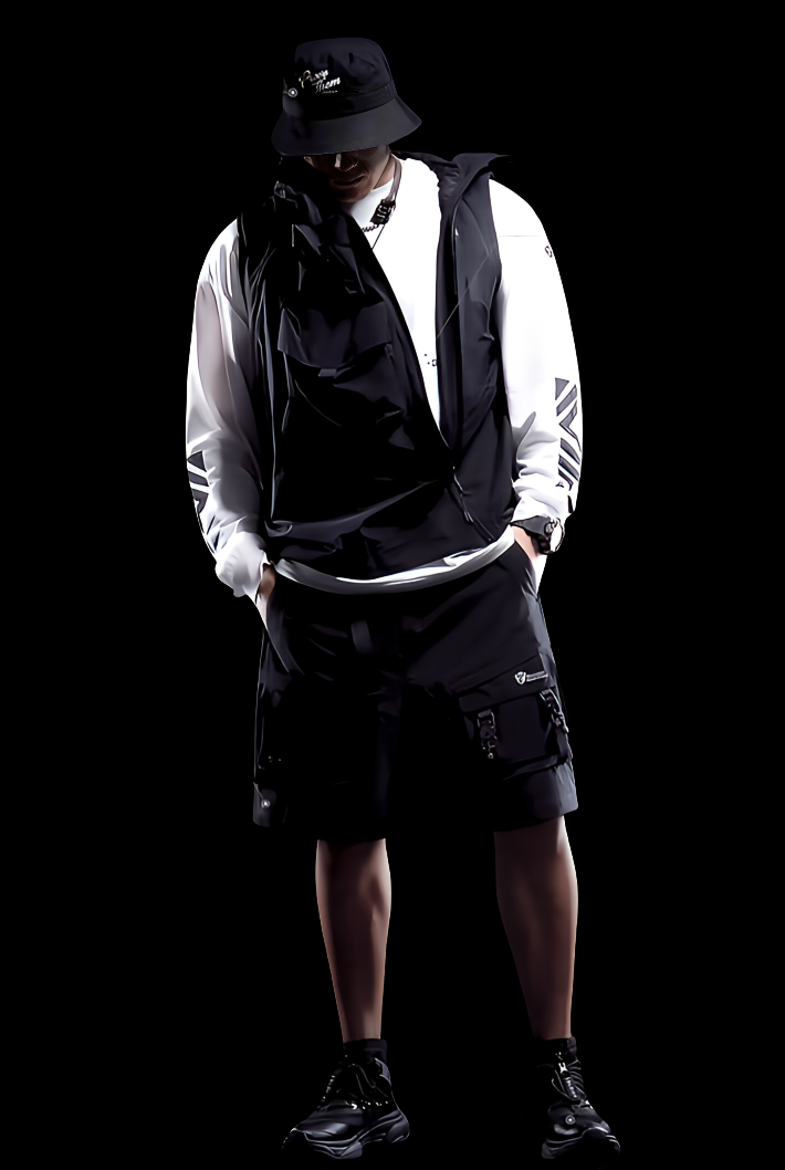 Multi-pocket sleeveless work vest
