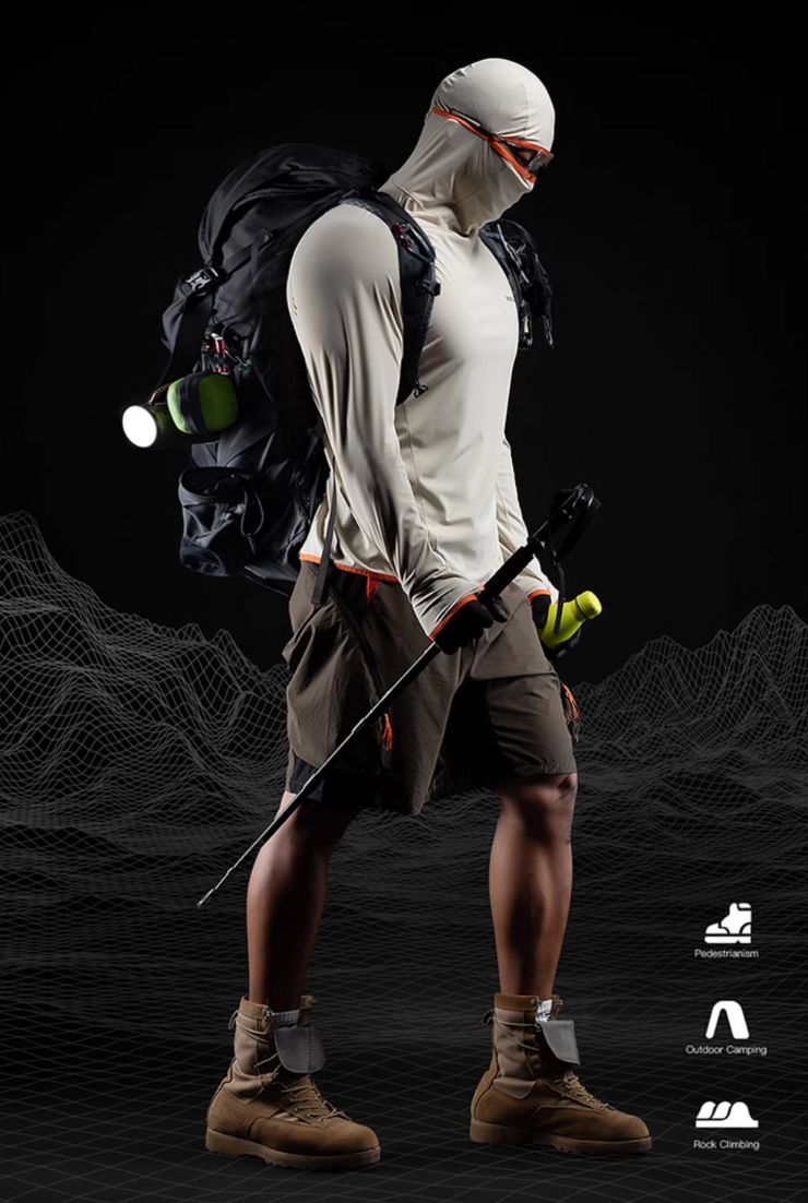 クールシールド UPF140+ ストレッチフーディー