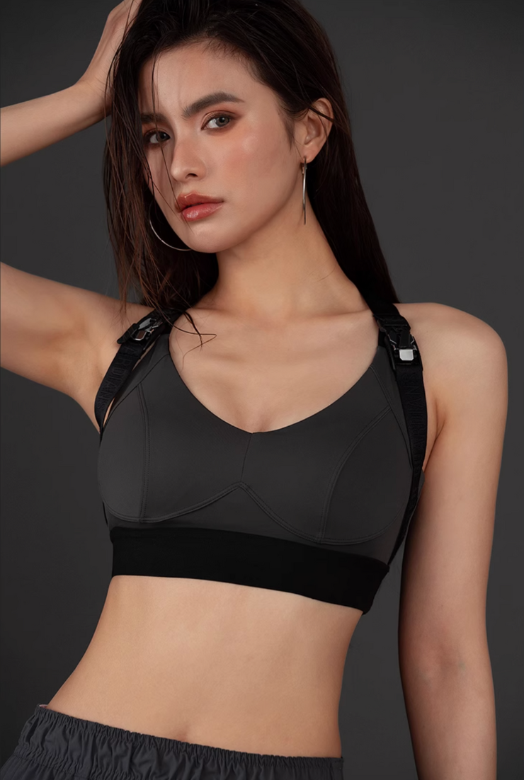 クロスバック ミディアムサポート スポーツブラセット