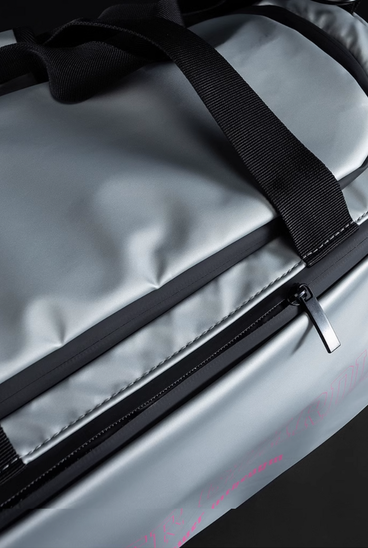 Water-repellent training bag, 26L, silver