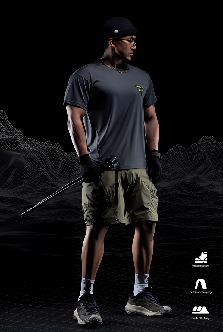 プロテクト アウトドアスポーツTシャツ