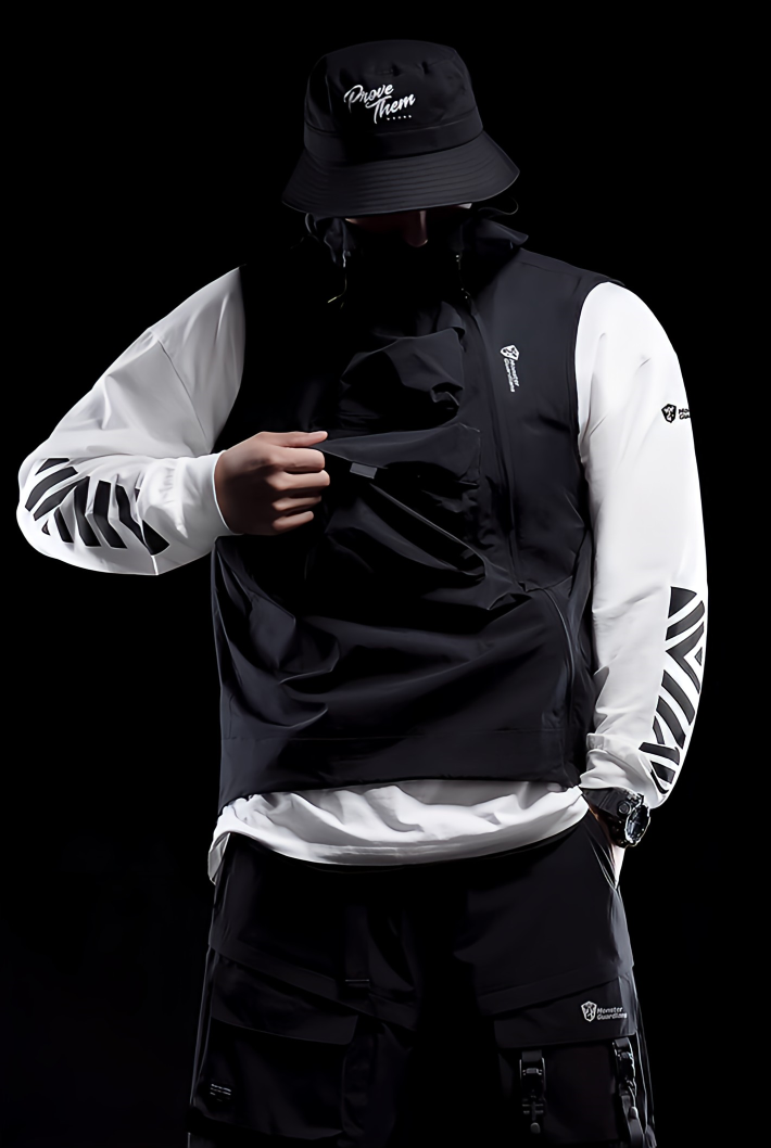 Multi-pocket sleeveless work vest