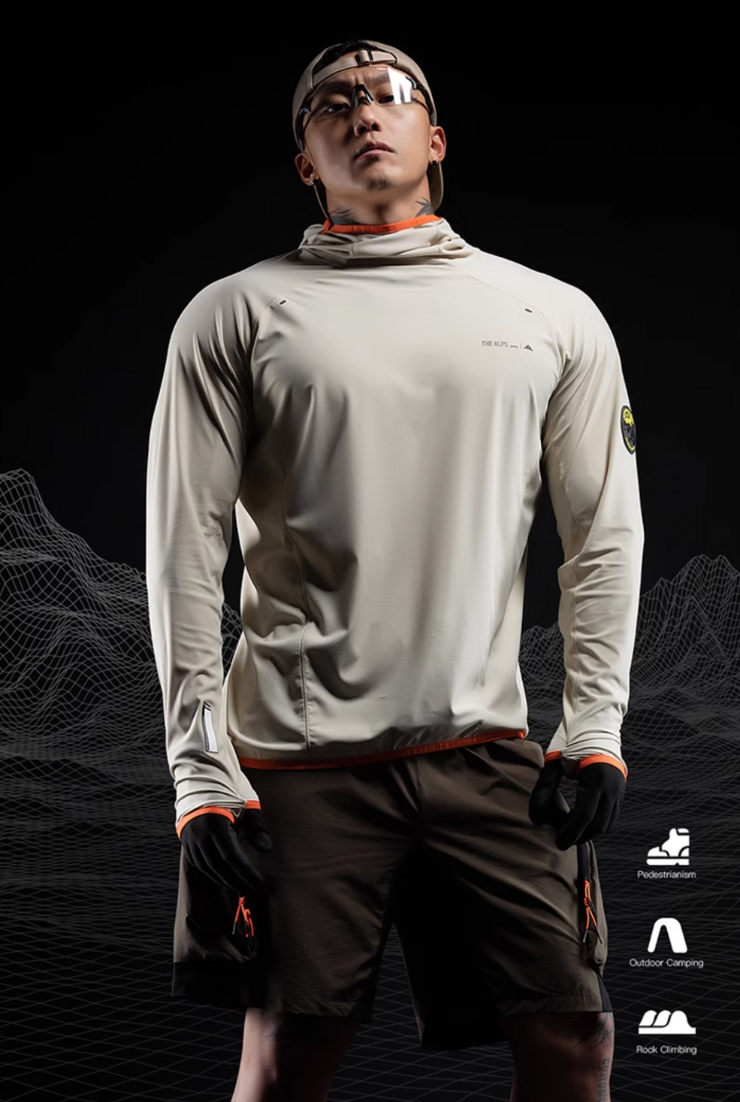 クールシールド UPF140+ ストレッチフーディー