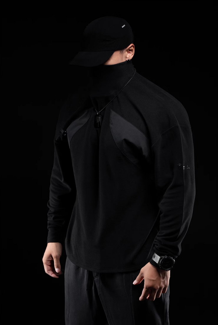 ブラックタートル 防風アスリートトップス