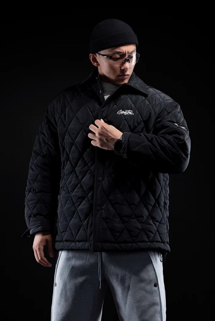 Light quilted cotton jacket
