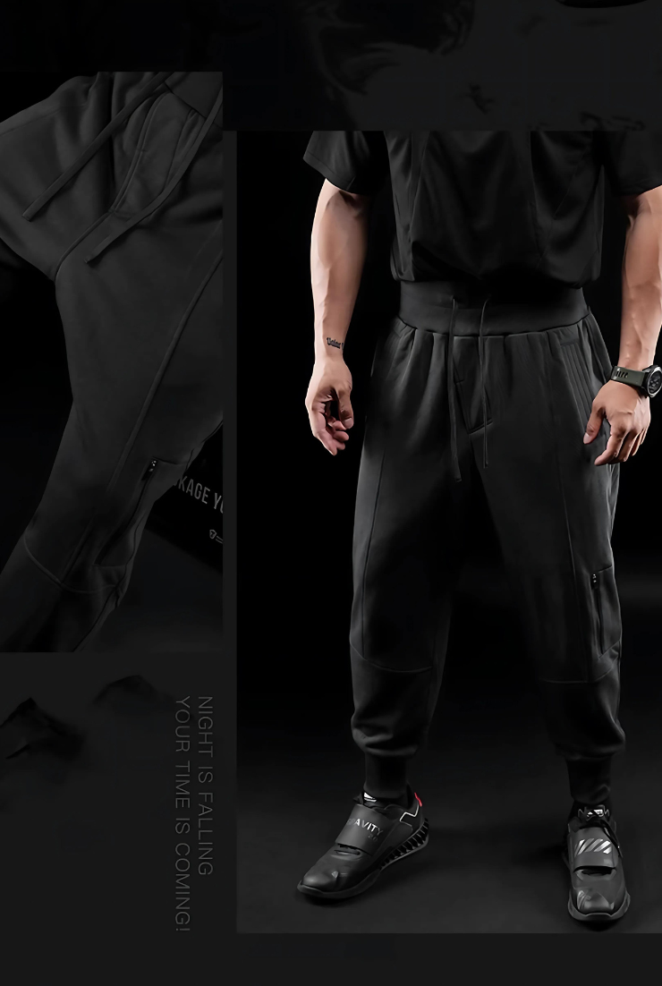 Loose fit high rise sports pants