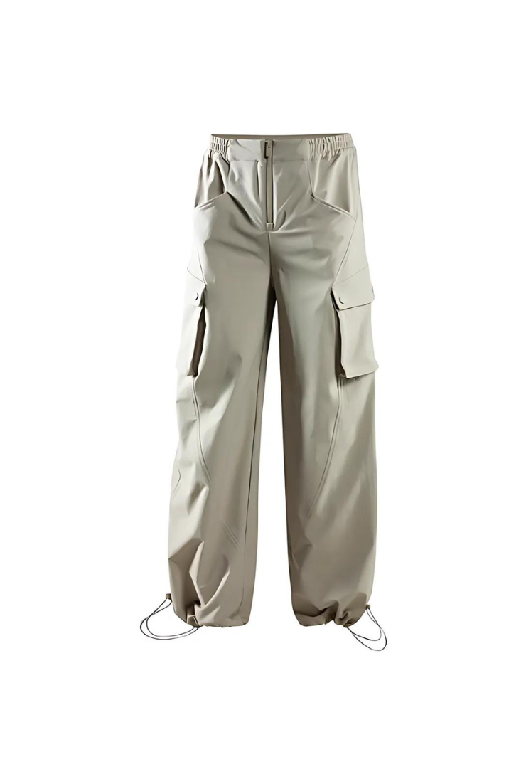 Loose fit three-proof cargo pants