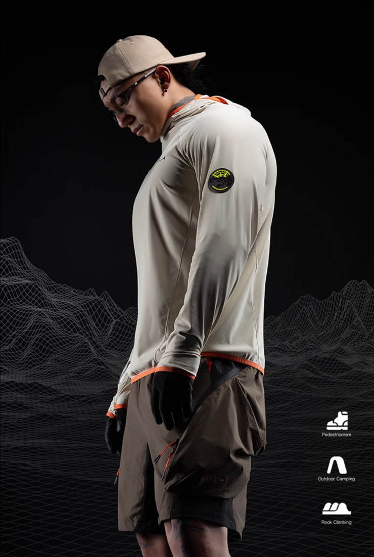 クールシールド UPF140+ ストレッチフーディー