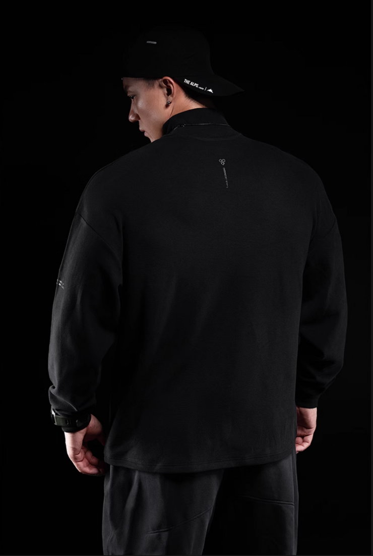 ブラックタートル 防風アスリートトップス