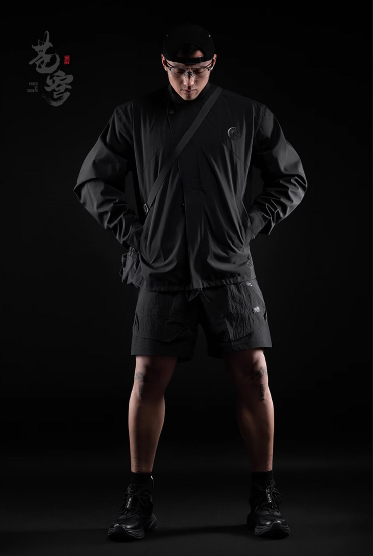 Cross front waterproof sports jacket
