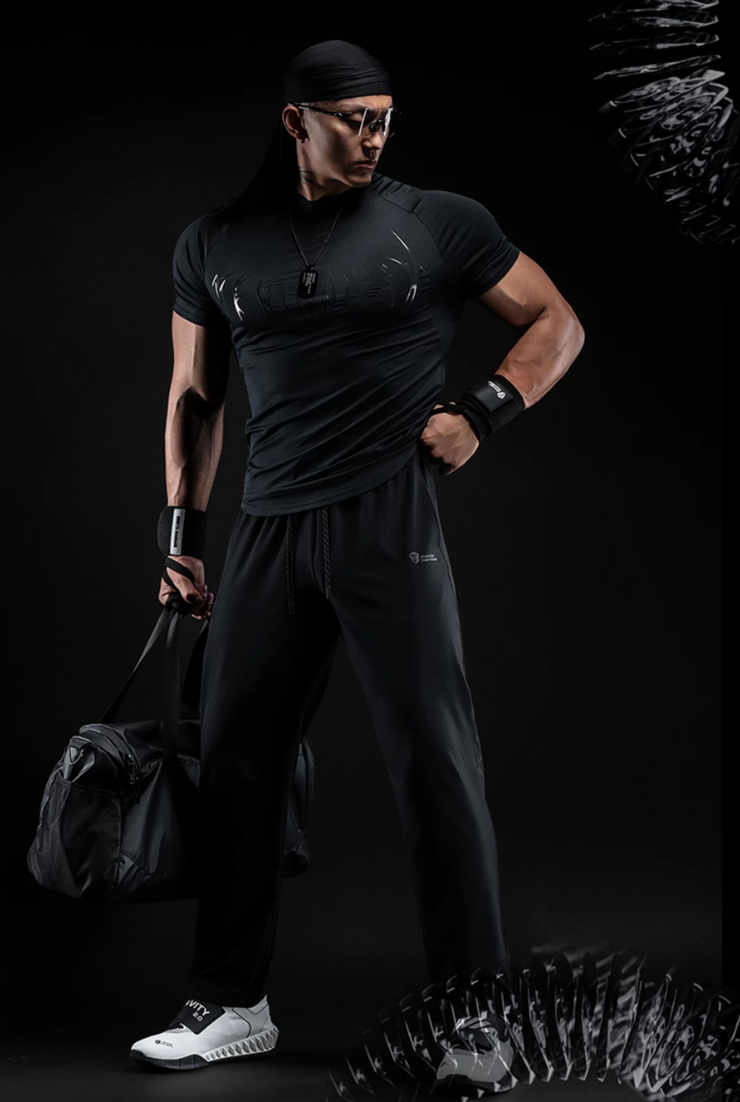 蛇影速乾コンプレッションTシャツ