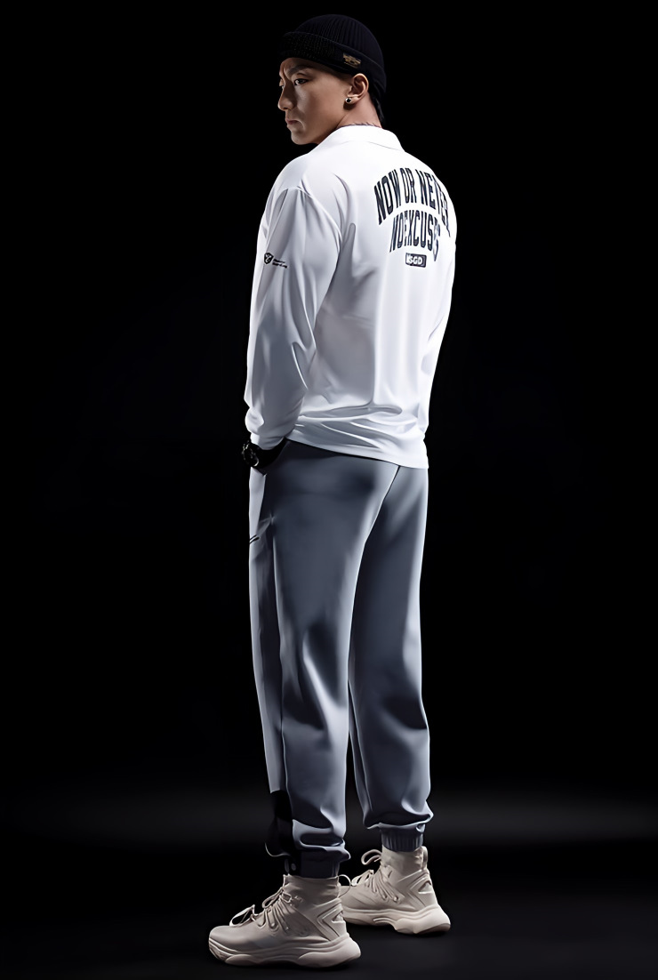 ドリブルフィット 長袖カジュアルポロシャツ