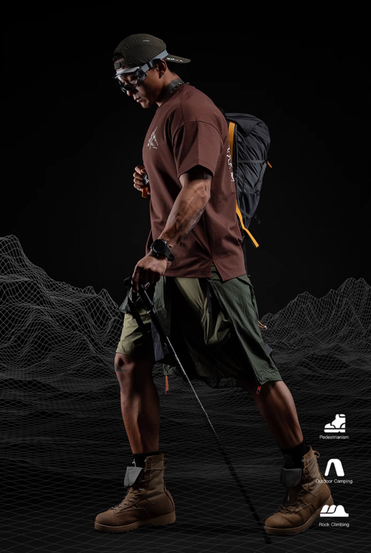 アウトドアグラフィックTシャツ