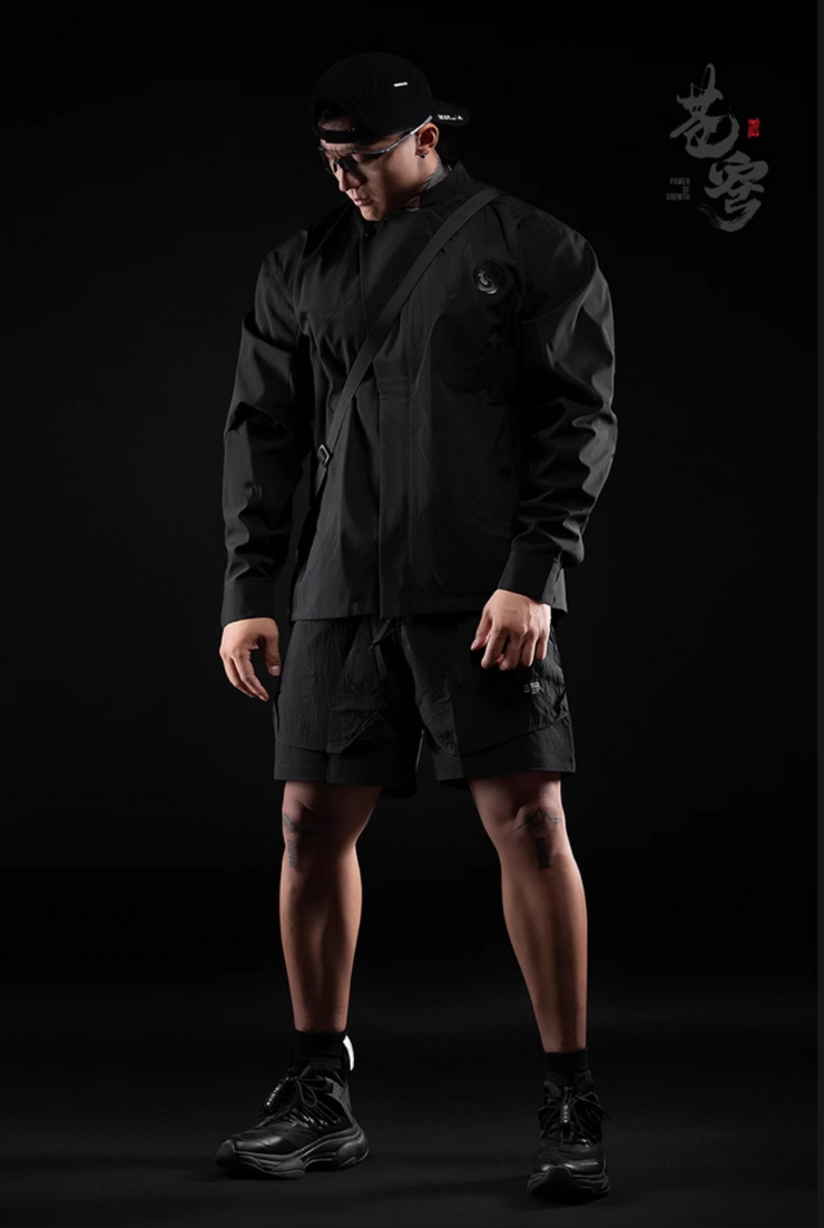 Cross front waterproof sports jacket