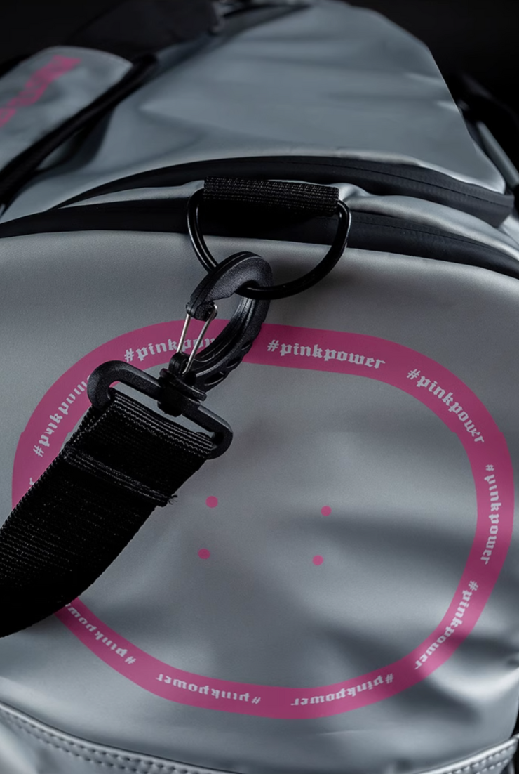 Water-repellent training bag, 26L, silver