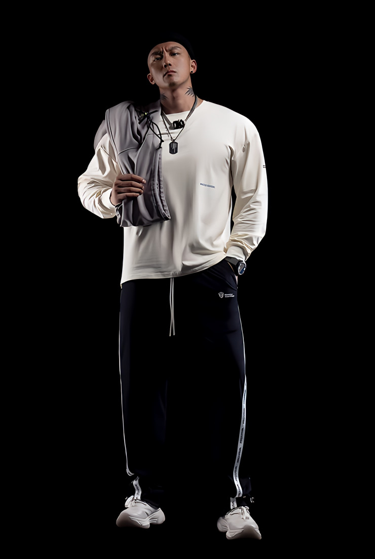 Graphic Loose Sports Long T-shirt