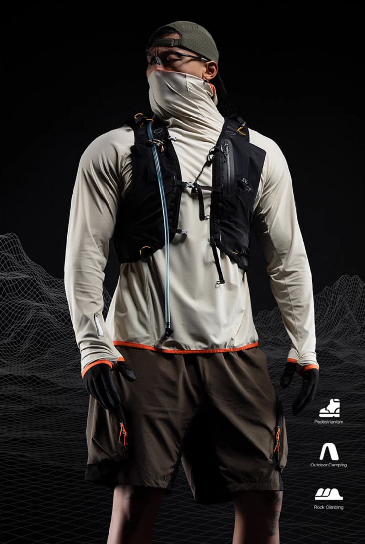 クールシールド UPF140+ ストレッチフーディー