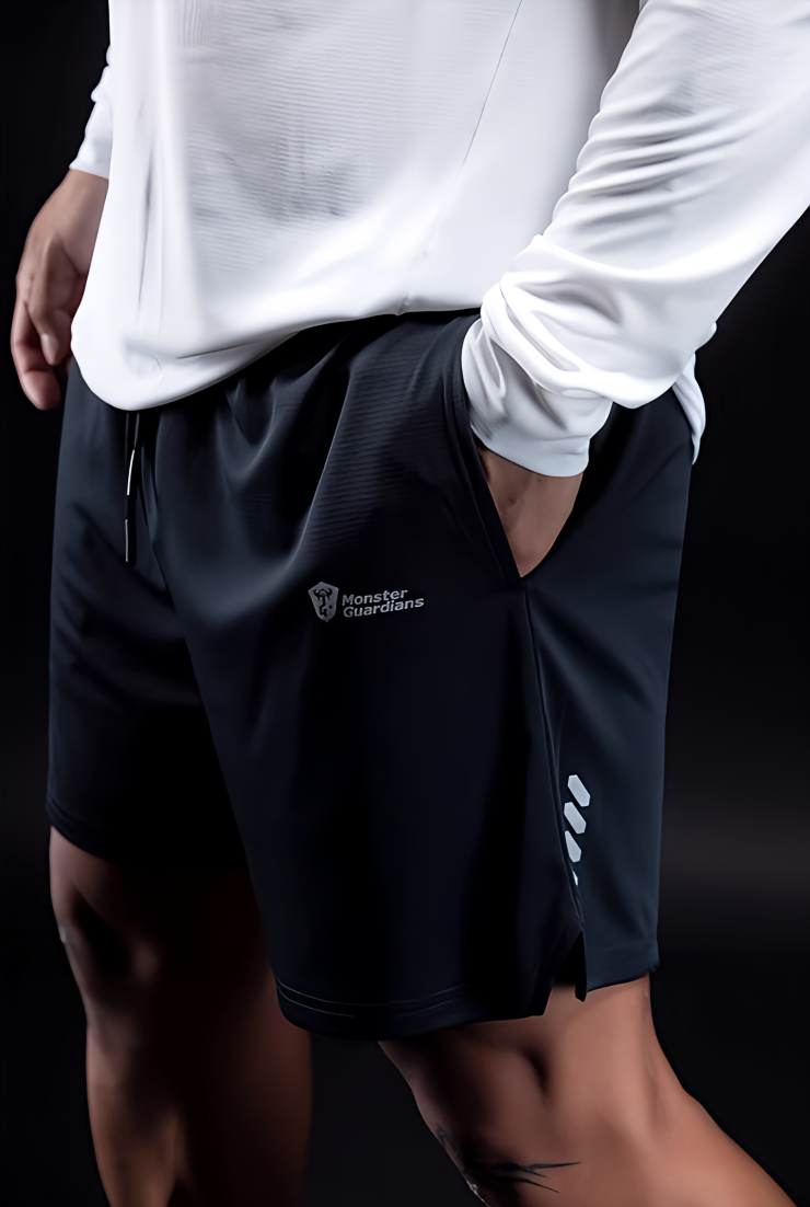 black air light quarter pants