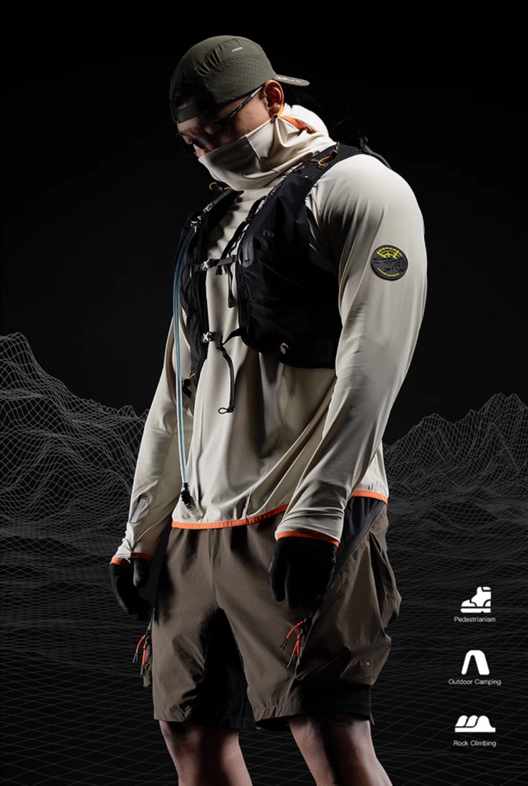 クールシールド UPF140+ ストレッチフーディー