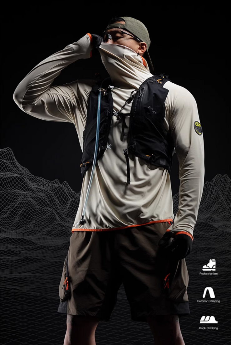 クールシールド UPF140+ ストレッチフーディー